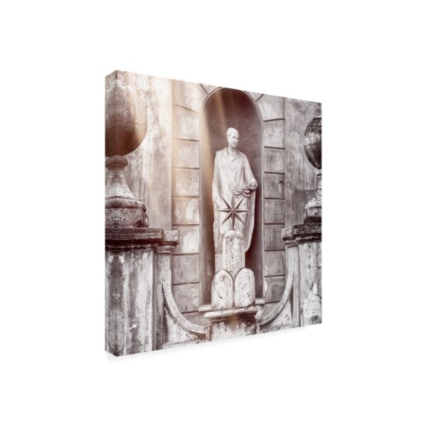 Philippe Hugonnard 'Dolce Vita Rome 3 Vatican Statue IV' Canvas Art,18x18